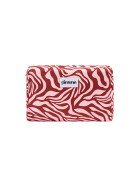 Giana Swirl Toiletry Bag / Burgundy & Pink