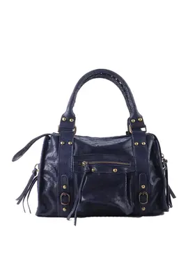 Rosie City Studs Bag / Navy Blue
