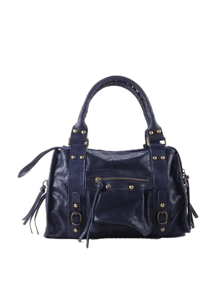 Rosie City Studs Bag / Navy Blue