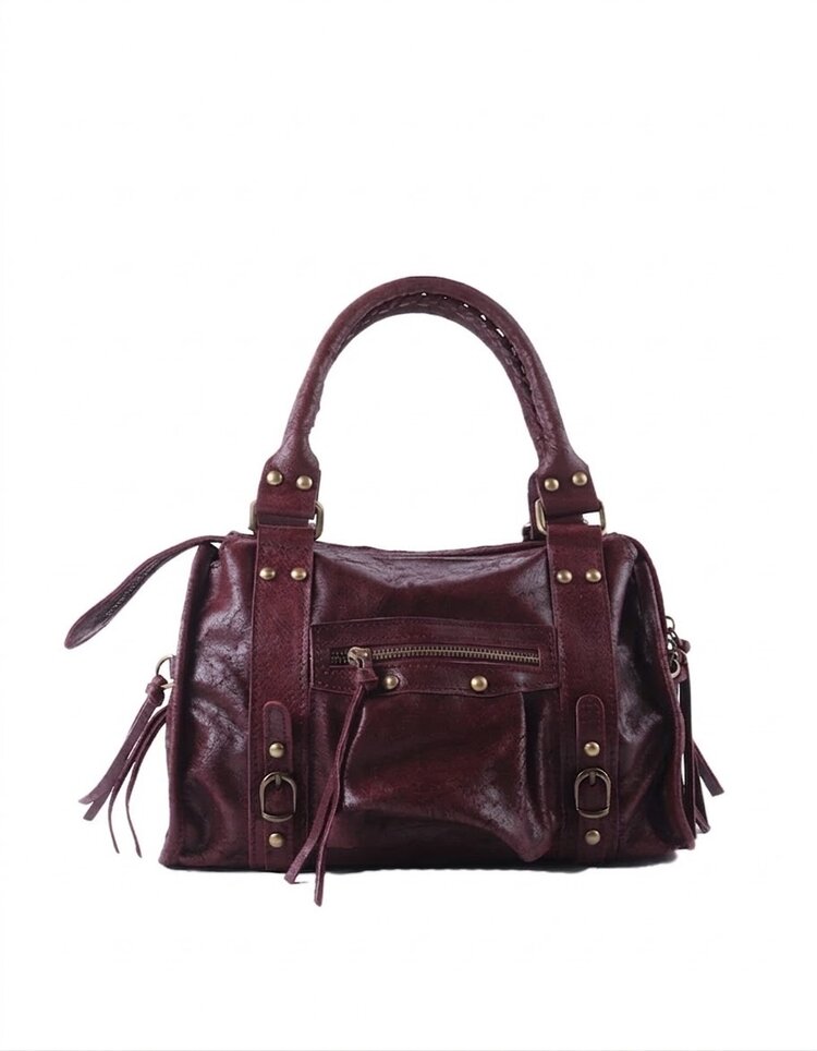 Rosie City Studs Bag / Bordeaux