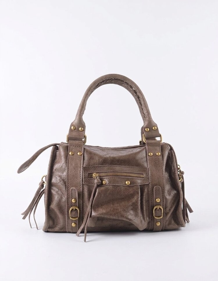 Rosie City Studs Bag / Taupe