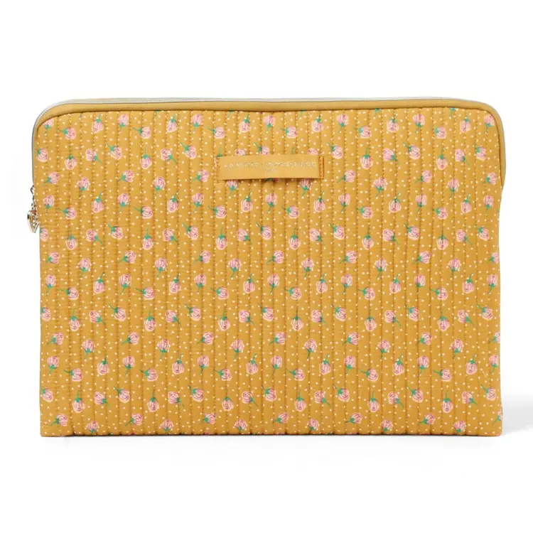 Belin Flower Laptop Sleeve / Yellow (14 inch)