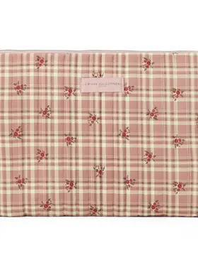 Belin Checkered Laptop Sleeve / Pink (14 inch)