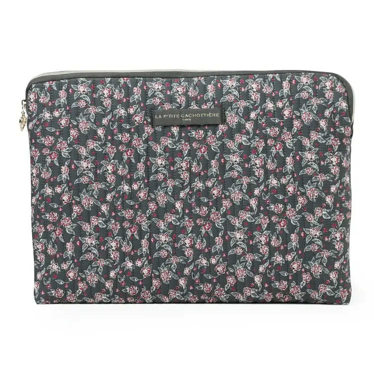 Belin Flower Laptop Sleeve / Charcoal (14 inch)