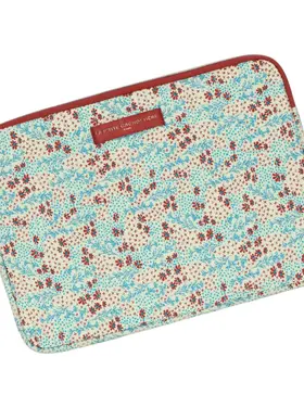 Belin Flower Laptop Sleeve / Blue & Red (14 inch)