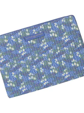 Belin Flower Laptop Sleeve / Ocean Blue (14 inch)