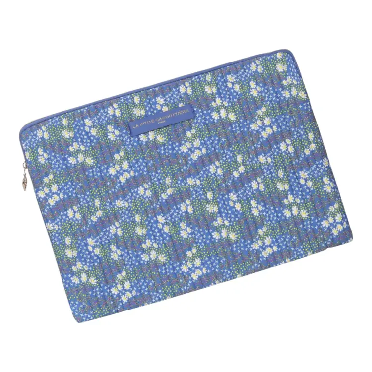 Belin Flower Laptop Sleeve / Ocean Blue (14 inch)