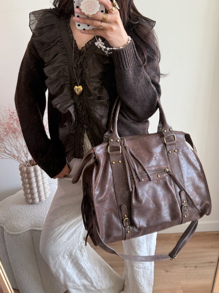 Florianne City Studs Bag / Sand