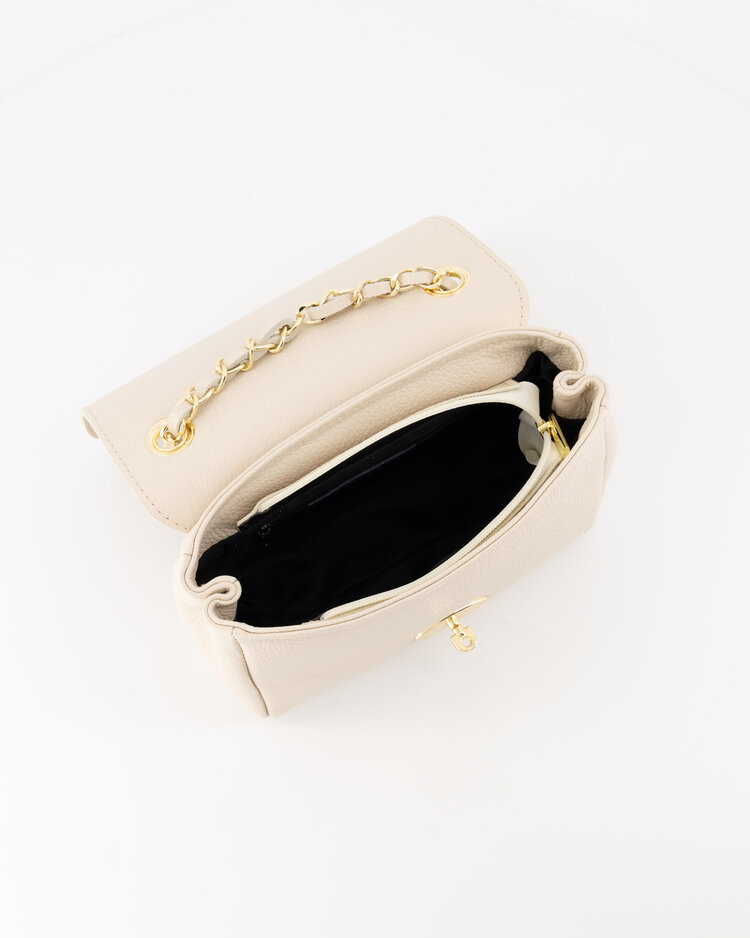 Kaya Classic Chain Bag / Beige Ecru