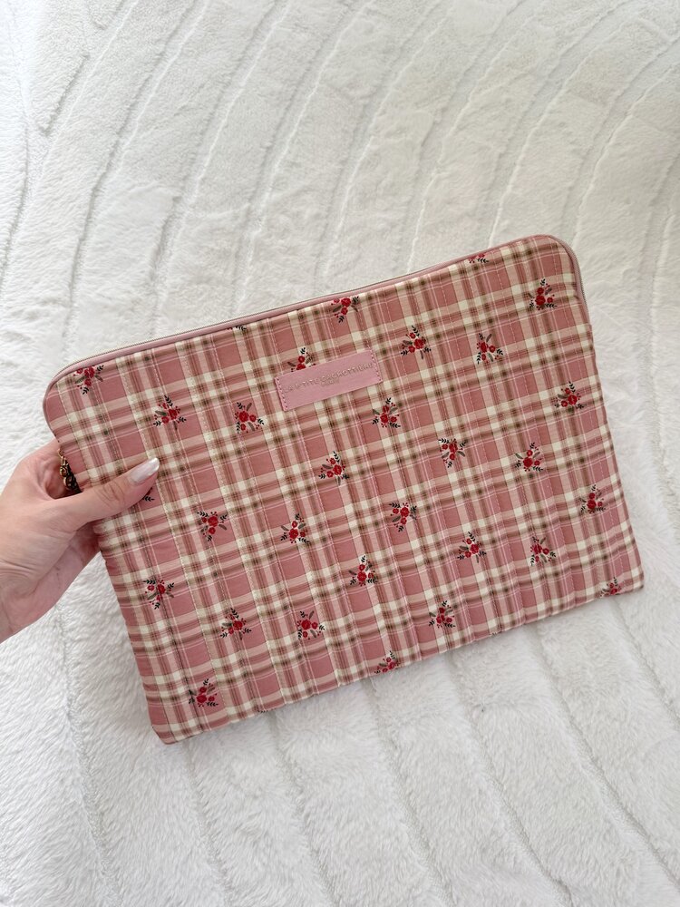 Belin Checkered Laptop Sleeve / Pink (14 inch)(14 inch)  - Copy