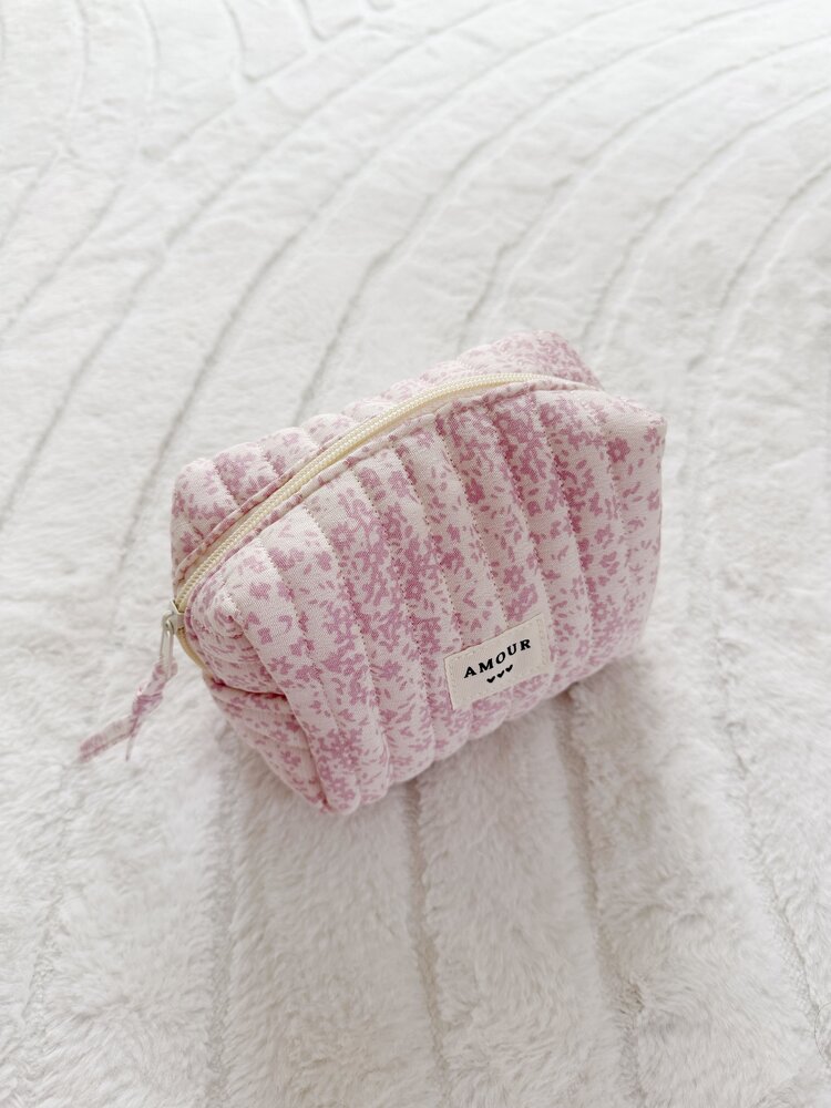 Fairy Floral Pouch / Light Pink