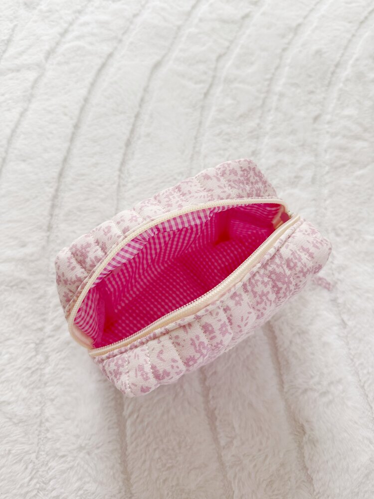 Fairy Floral Pouch / Light Pink