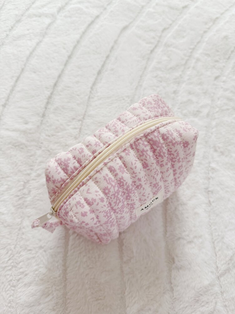 Fairy Floral Pouch / Light Pink