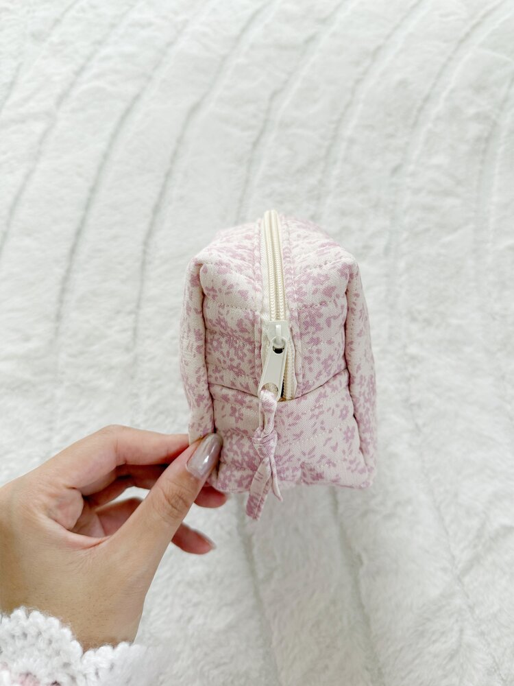 Fairy Floral Pouch / Light Pink