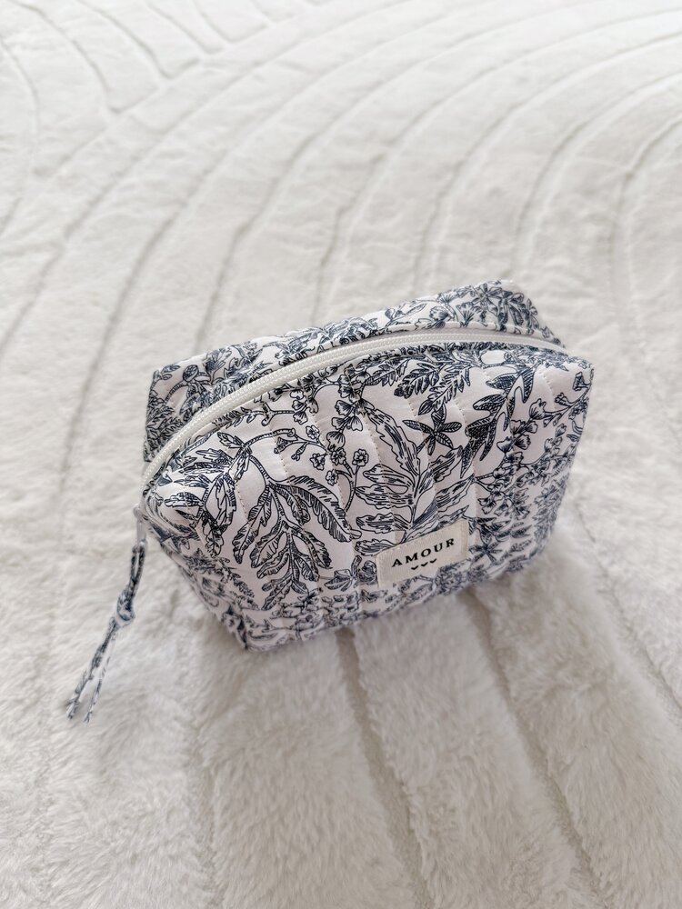 Fairy Floral Pouch / Blue