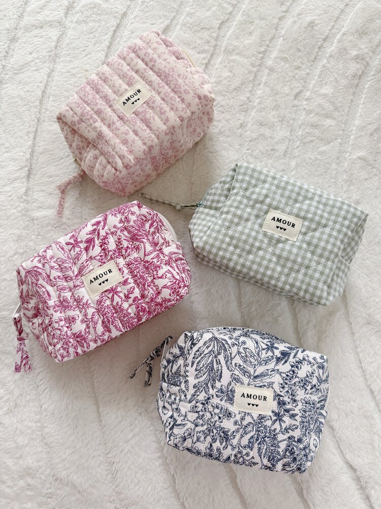 Fairy Floral Pouch / Blue