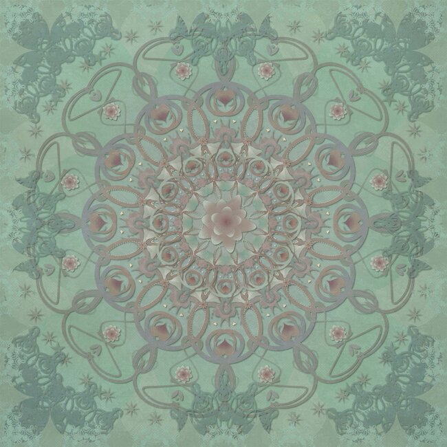 Picknickkleed Fantasiekant - pastel