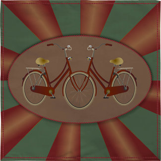 Picnic blanket Bikes Variegated