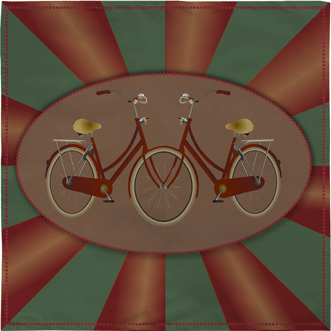 Picnic blanket Bikes variegated