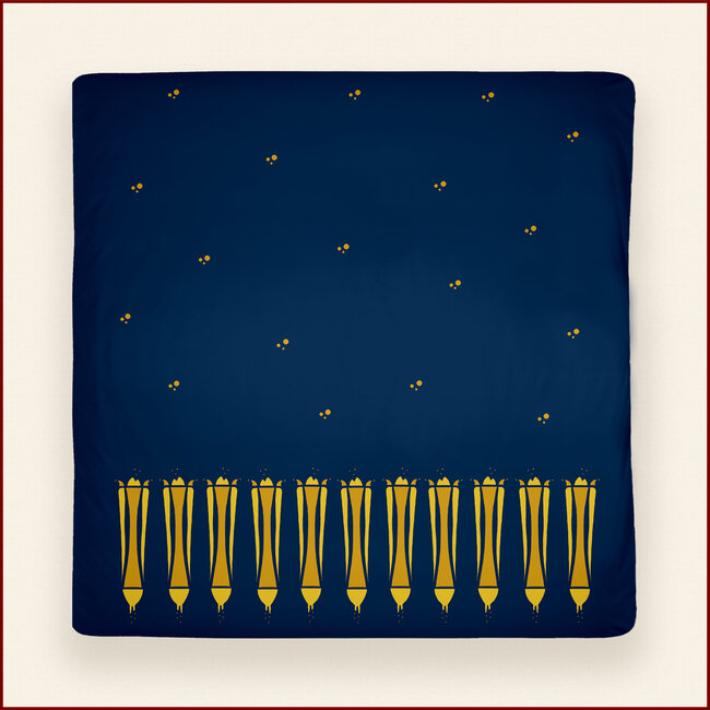 Dekbedovertrek Royal - blauw