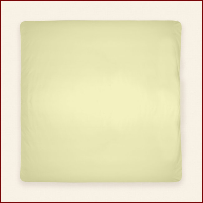 Dekbedovertrek Flower - licht geel