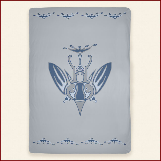 Dekbedovertrek Wing - grijs