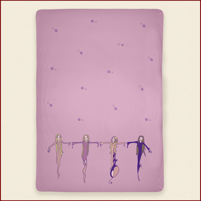 Dekbedovertrek Elf - roze