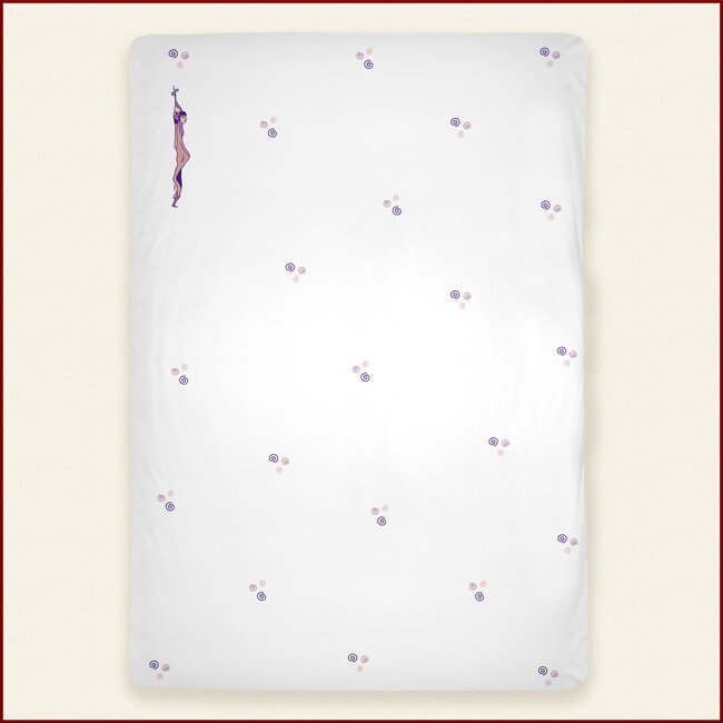 Dekbedovertrek Elf - wit