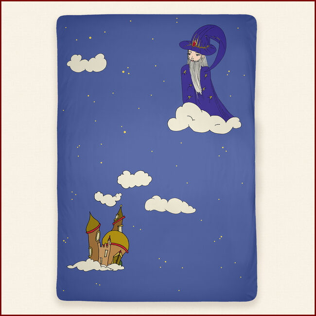 Dekbedovertrek Wizard - blauw