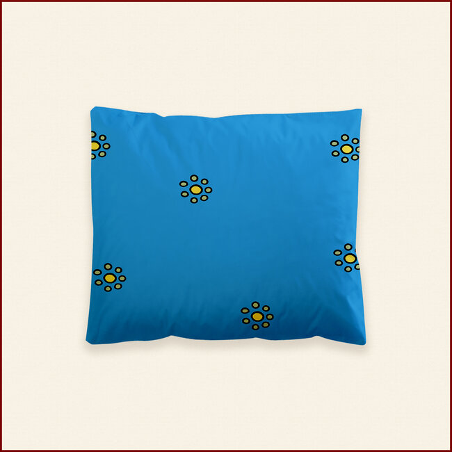 Duvet cover Enjoying pool - blue