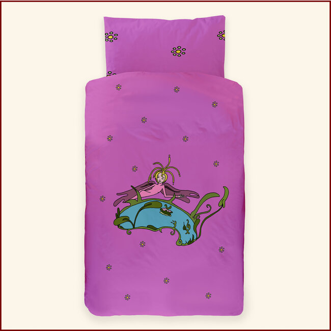 Duvet cover Enjoying Pool - pink