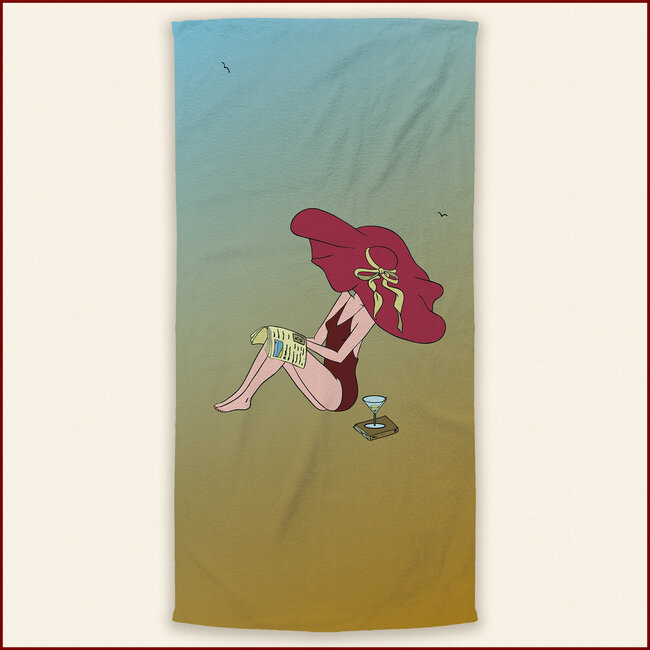 Beach towel the Sun hat