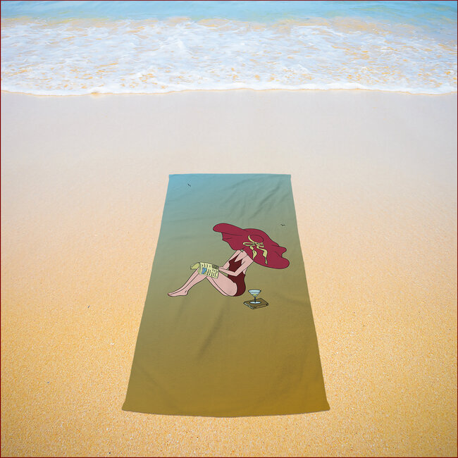 Beach towel the Sun hat