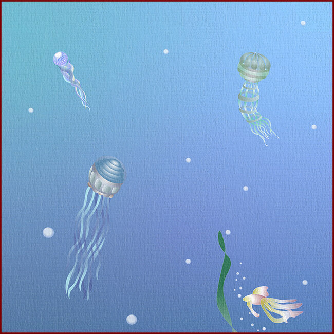 Beach towel Jellyfish