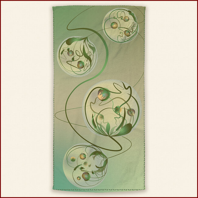 Beach towel Garland flower