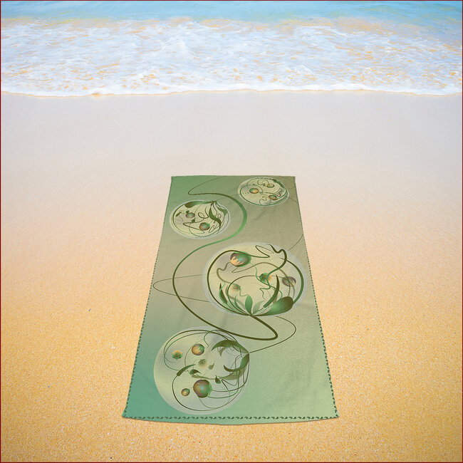 Beach towel Garland flower