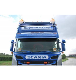 Scania Zonneklep Scania R Topline/Highline Coles 5 toplamp gaten