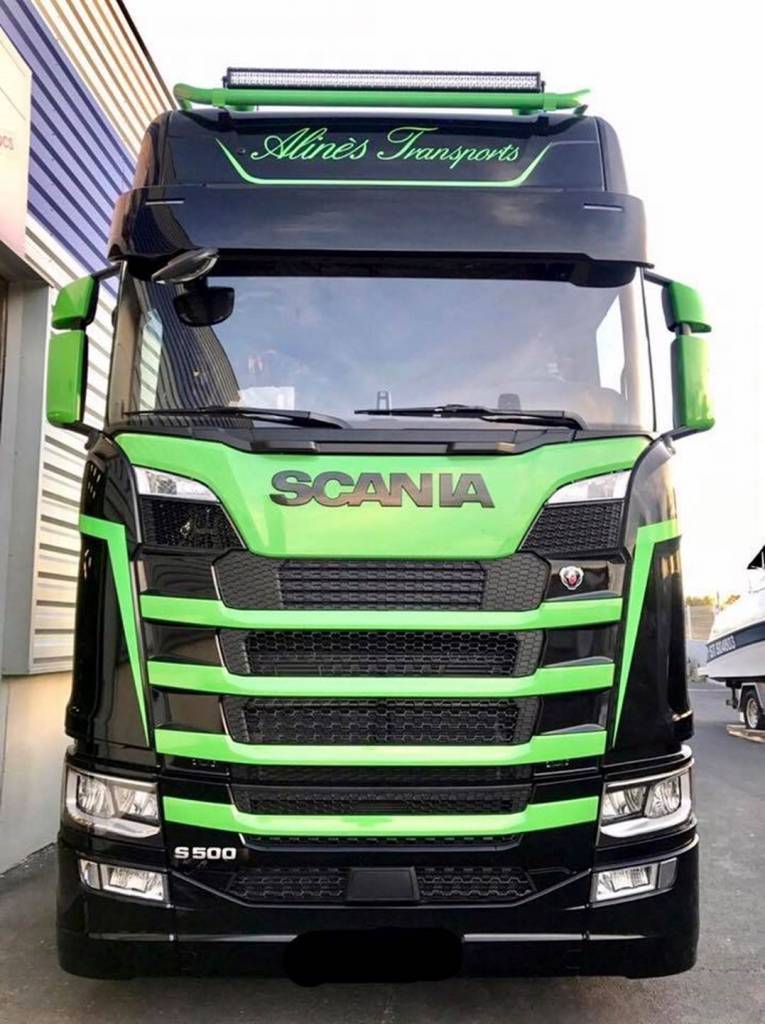 Zonneklep Scania NG Kunststof Cm Met Toplamp Gaten Truck Style Nl By Sjaak Kentie Truck