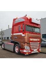 Daf Zonneklep Daf XF Super Space Cab / Aluminium met 2 toplamp gaten