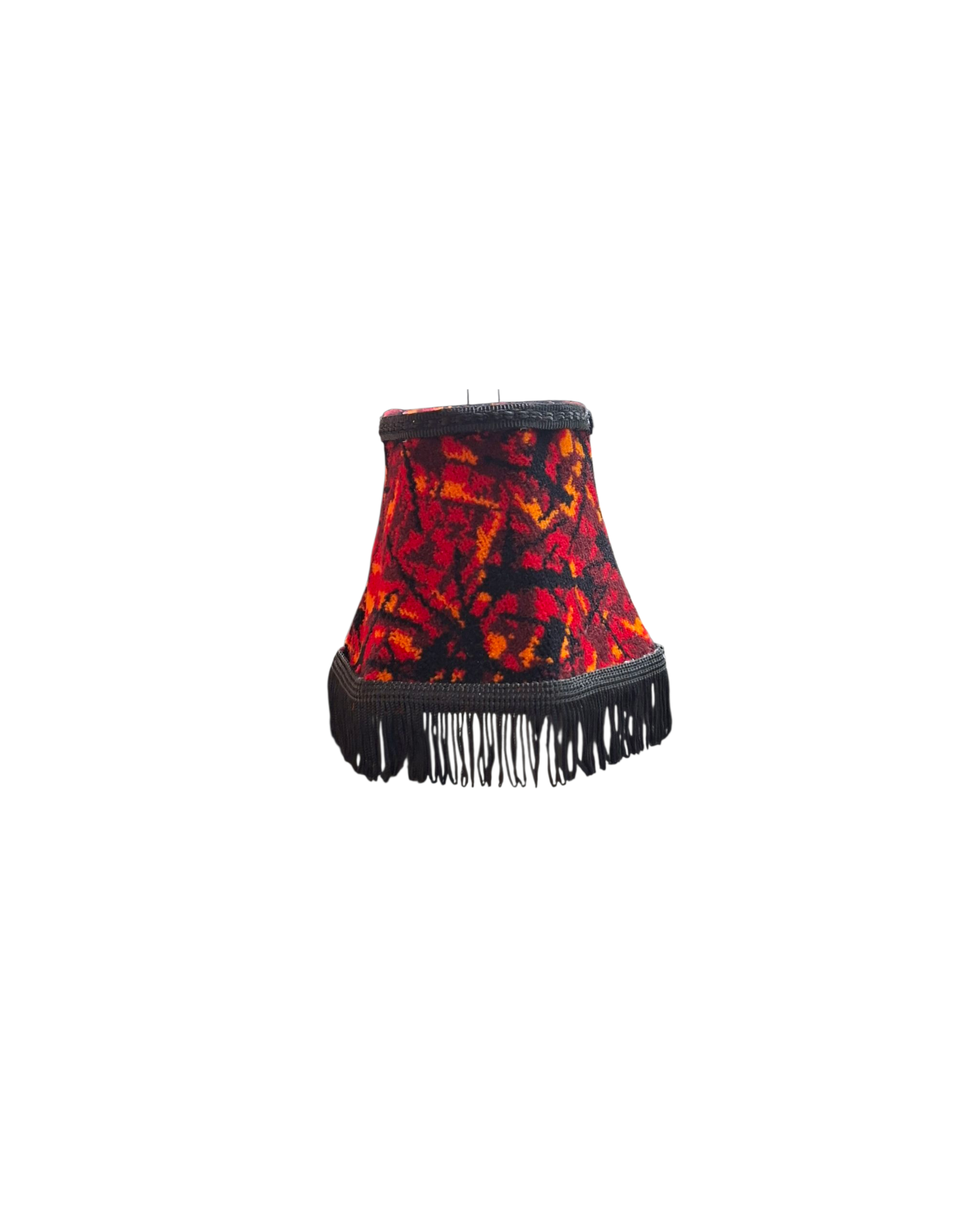 Lampenkap rond pluche