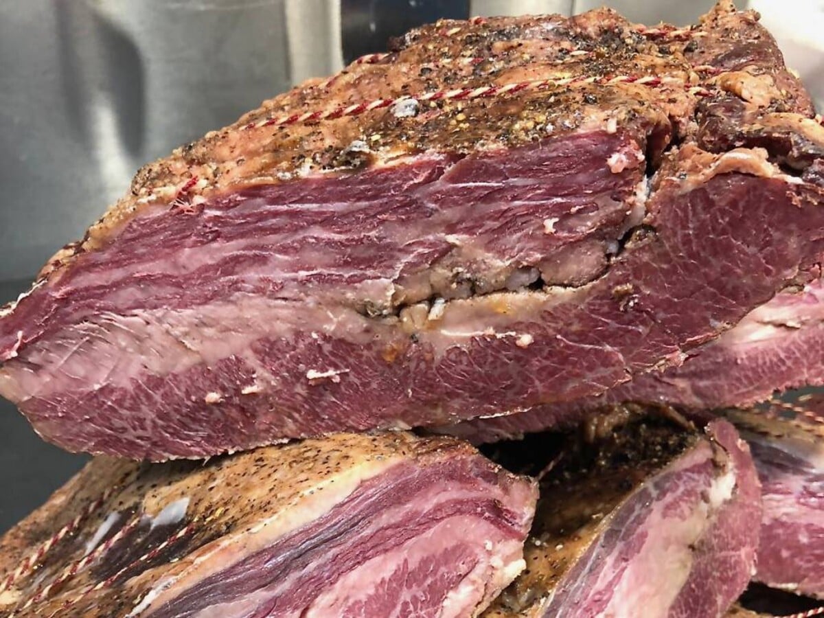 'SdL' Wagyu pastrami, homemade