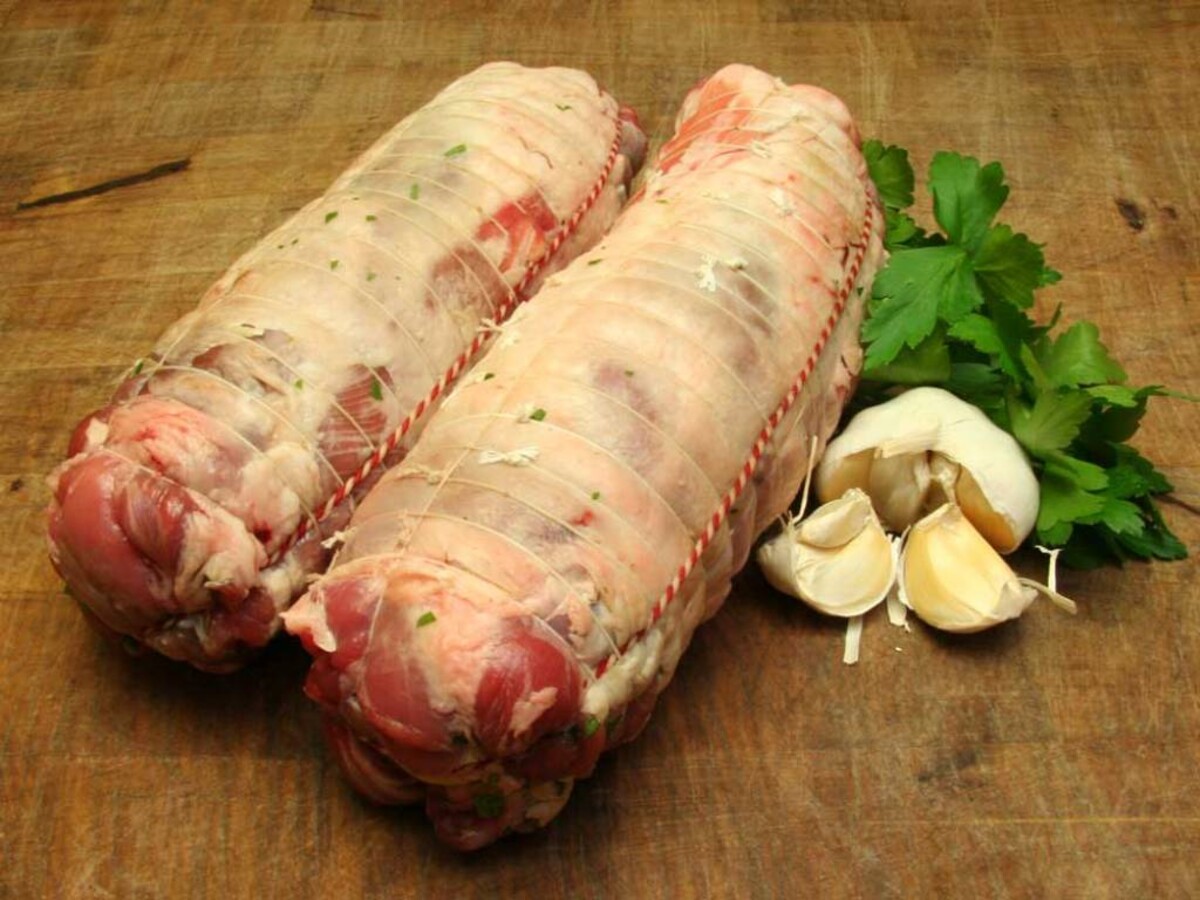 Rolled roast of lamb