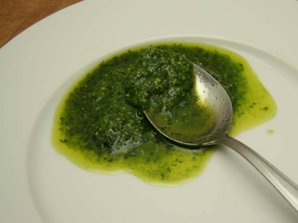 Verse pesto, homemade
