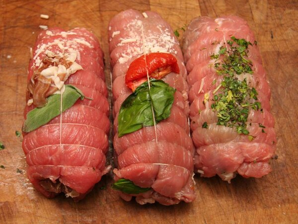 Veal rolled roast