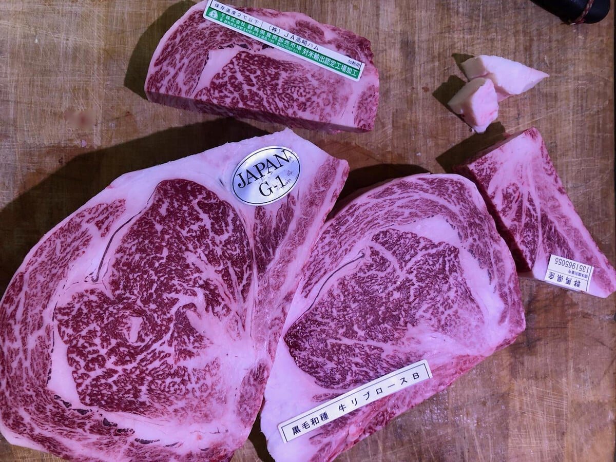 Japans Wagyu ribeye grade 4