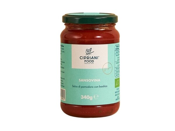 Cipriani Cipriani Sansovina pasta sauce tomato/basil (100% organic)