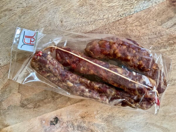 Cured sausages pack