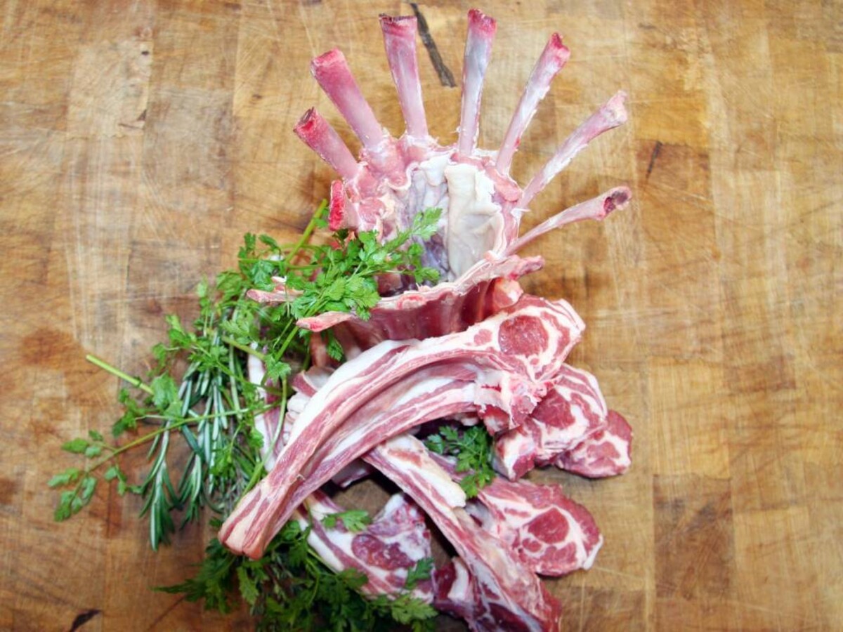 Frenched rack Spanish Castellan suckling lamb