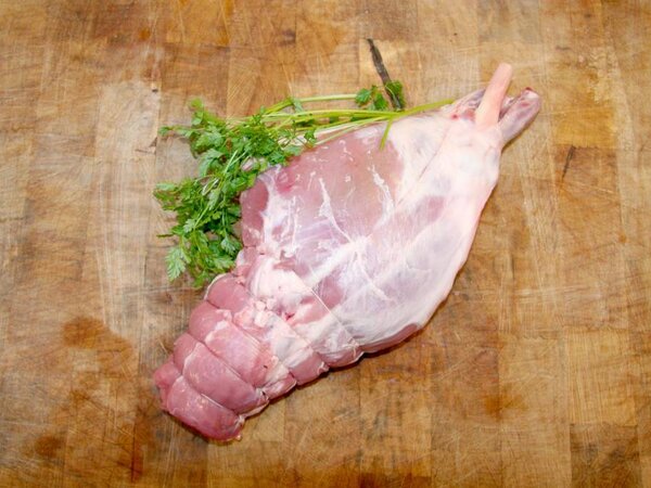 Spanish Castellan suckling lamb leg