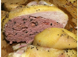 Ballotines (ontbeend, gevuld & opgerold) wild/gevogelte